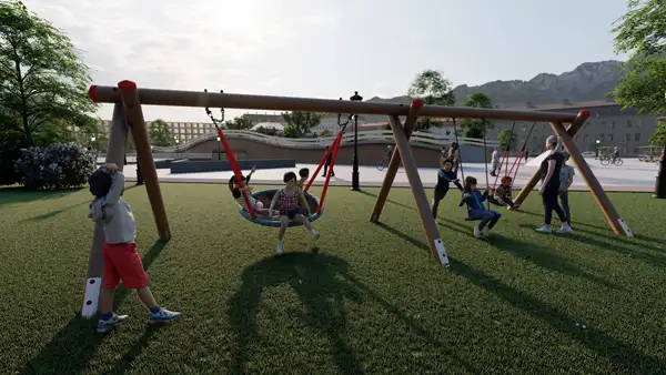 PORTIQUE DOUBLE - bois Douglas HUCK OCCITANIA